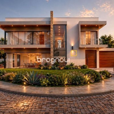 Casa de Condomínio com 370m², 4 quartos (sendo 4 suítes), 5 garagens, no bairro Ingleses em Florianópolis