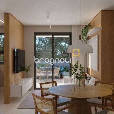 Apartamento com 93m², 2 quartos (sendo 1 suíte), 1 garagem, no bairro Cacupé em Florianópolis