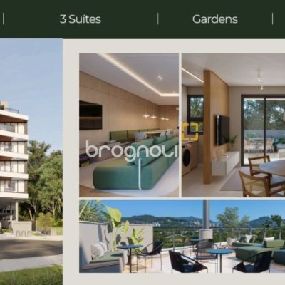Apartamento com 93m², 2 quartos (sendo 1 suíte), 1 garagem, no bairro Cacupé em Florianópolis