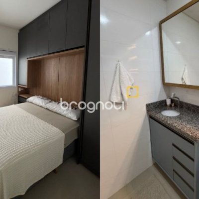 Apartamento com 83m², 3 quartos (sendo 2 suítes), 1 garagem, no bairro Camboa em Governador Celso Ramos