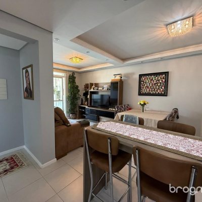 Apartamento com 77m², 2 quartos (sendo 1 suíte), 1 garagem, no bairro Itacorubi em Florianópolis