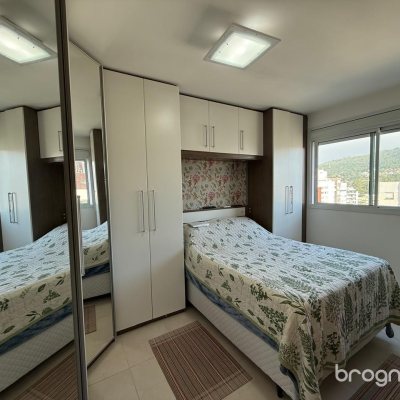Apartamento com 77m², 2 quartos (sendo 1 suíte), 1 garagem, no bairro Itacorubi em Florianópolis