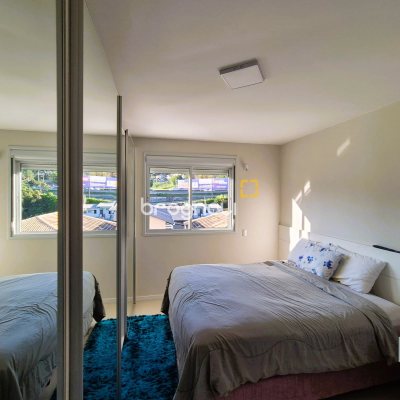 Apartamento com 88m², 2 quartos (sendo 1 suíte), 1 garagem, no bairro Praia Comprida em São José
