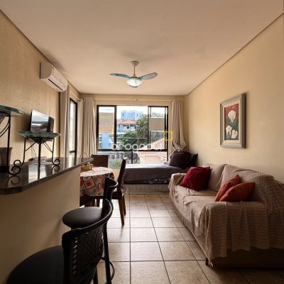 Apartamento com 46m², 1 quarto, 1 garagem, no bairro Canasvieiras em Florianópolis