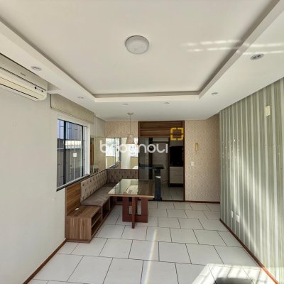 Apartamento com 58m², 2 quartos (sendo 1 suíte), 2 garagens, no bairro Pagani em Palhoça