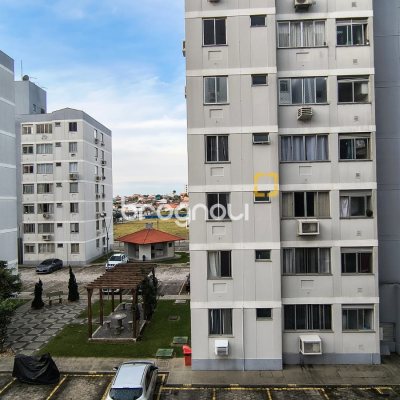 Apartamento com 53m², 2 quartos, 1 garagem, no bairro Ipiranga em São José
