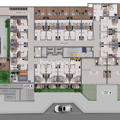 Studio com 14m², no bairro Canasvieiras em Florianópolis