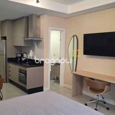 Studio com 31m², 1 quarto, 1 garagem, no bairro Centro em Florianópolis