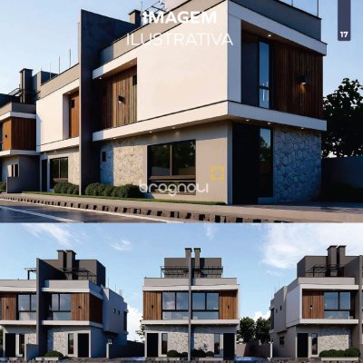 Casa com 131m², 2 quartos (sendo 2 suítes), 2 garagens, no bairro Santinho em Florianópolis