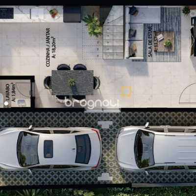 Casa com 131m², 2 quartos (sendo 2 suítes), 2 garagens, no bairro Santinho em Florianópolis