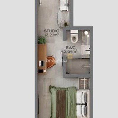 Studio com 18m², no bairro Centro em Florianópolis