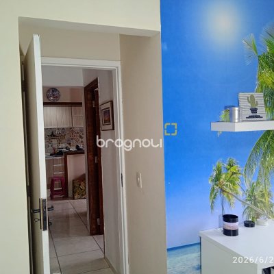 Apartamento com 44m², 2 quartos, 1 garagem, no bairro Coqueiros em Florianópolis
