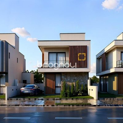 Casa de Condomínio com 130m², 3 quartos (sendo 1 suíte), 2 garagens, no bairro São João do Rio Vermelho em Florianópolis
