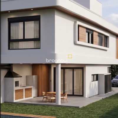 Casa com 174m², 3 quartos (sendo 1 suíte), 2 garagens, no bairro Campeche em Florianópolis