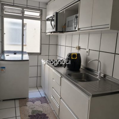 Apartamento com 40m², 2 quartos, no bairro Praia Comprida em São José