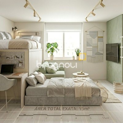 Studio com 15m², no bairro Canasvieiras em Florianópolis