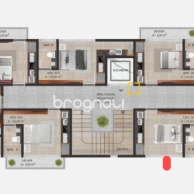 Studio com 15m², no bairro Canasvieiras em Florianópolis