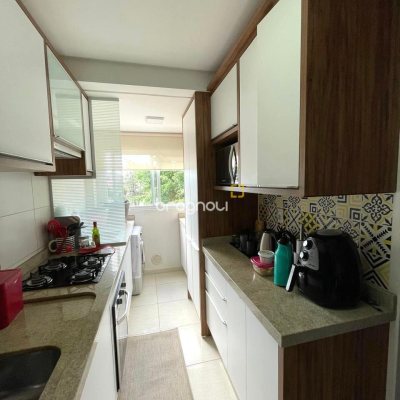 Apartamento com 60m², 2 quartos, 1 garagem, no bairro Sertão do Maruim em São José