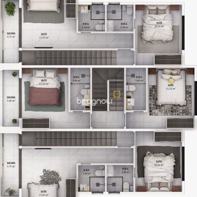 Casa com 81m², 2 quartos (sendo 2 suítes), 1 garagem, no bairro Vargem Grande em Florianópolis
