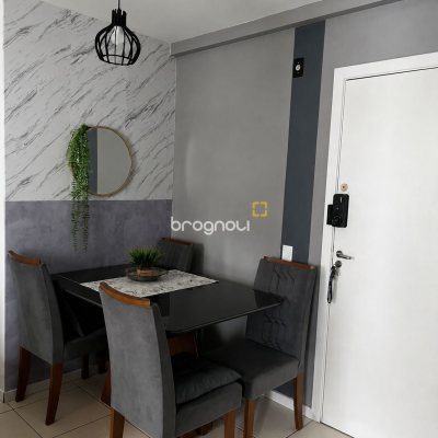 Apartamento com 51m², 2 quartos, 1 garagem, no bairro Bela Vista em Palhoça