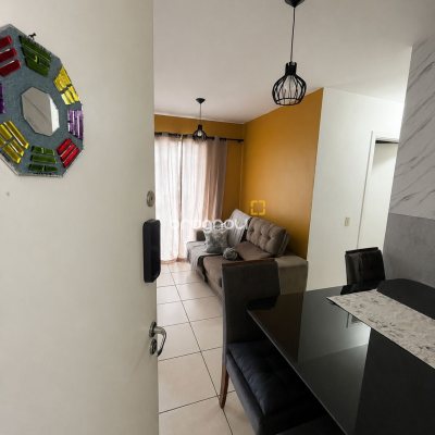 Apartamento com 51m², 2 quartos, 1 garagem, no bairro Bela Vista em Palhoça