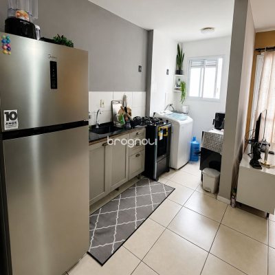 Apartamento com 51m², 2 quartos, 1 garagem, no bairro Bela Vista em Palhoça