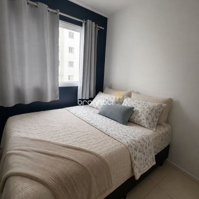 Apartamento com 51m², 2 quartos, 1 garagem, no bairro Bela Vista em Palhoça