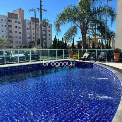 Apartamento com 51m², 2 quartos, 1 garagem, no bairro Bela Vista em Palhoça