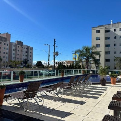 Apartamento com 51m², 2 quartos, 1 garagem, no bairro Bela Vista em Palhoça