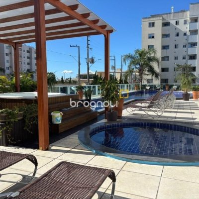 Apartamento com 51m², 2 quartos, 1 garagem, no bairro Bela Vista em Palhoça