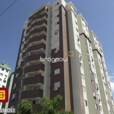 Apartamento com 71m², 2 quartos (sendo 1 suíte), 1 garagem, no bairro Barreiros em São José