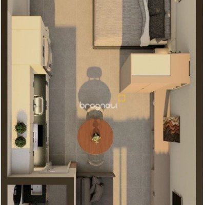 Studio com 54m², 1 quarto, 1 garagem, no bairro Campeche em Florianópolis