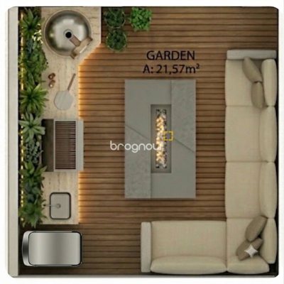 Studio com 54m², 1 quarto, 1 garagem, no bairro Campeche em Florianópolis