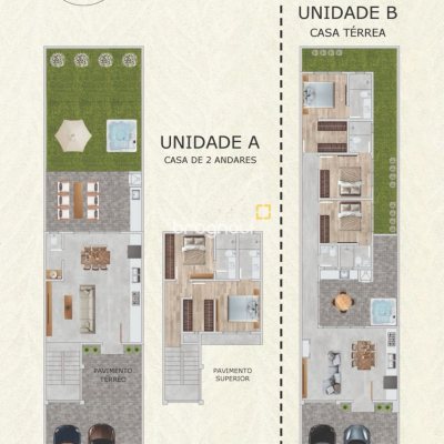 Casa com 117m², 2 quartos (sendo 2 suítes), 2 garagens, no bairro Ingleses do Rio Vermelho em Florianópolis