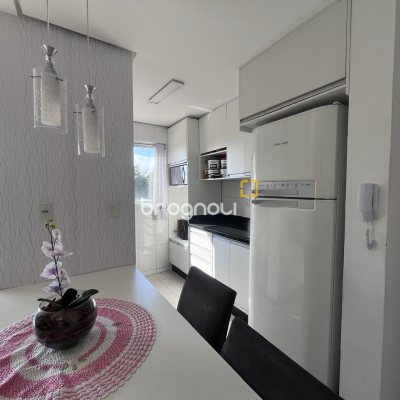 Apartamento com 54m², 2 quartos, 1 garagem, no bairro Ipiranga em São José