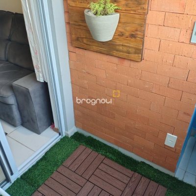 Apartamento com 50m², 2 quartos, 1 garagem, no bairro Nova Palhoça em Palhoça