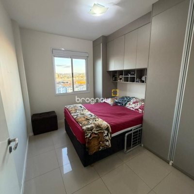 Apartamento com 66m², 2 quartos (sendo 1 suíte), 1 garagem, no bairro Roçado em São José