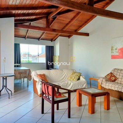 Cobertura com 126m², 3 quartos (sendo 1 suíte), 1 garagem, no bairro Cachoeira do Bom Jesus em Florianópolis