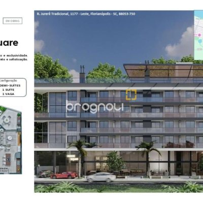 Apartamento com 98m², 3 quartos (sendo 1 suíte), 1 garagem, no bairro Jurerê em Florianópolis