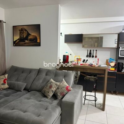 Apartamento com 56m², 2 quartos, 1 garagem, no bairro Aririú em Palhoça