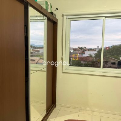 Apartamento com 56m², 2 quartos, 1 garagem, no bairro Aririú em Palhoça