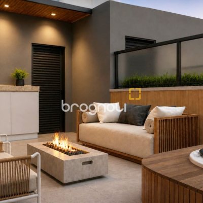 Casa com 161m², 3 quartos (sendo 1 suíte), 2 garagens, no bairro Campeche em Florianópolis