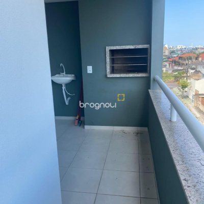 Apartamento com 83m², 2 quartos (sendo 1 suíte), 1 garagem, no bairro Barreiros em São José