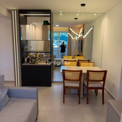 Apartamento com 54m², 2 quartos, 1 garagem, no bairro Pedra Branca em Palhoça