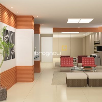 Apartamento com 76m², 2 quartos (sendo 2 suítes), 2 garagens, no bairro Trindade em Florianópolis
