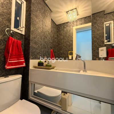 Apartamento com 119m², 3 quartos (sendo 3 suítes), 2 garagens, no bairro Nossa Senhora do Rosário em São José