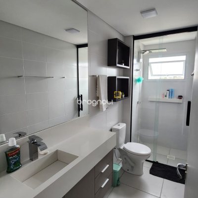 Apartamento com 58m², 2 quartos, 1 garagem, no bairro Areias em São José