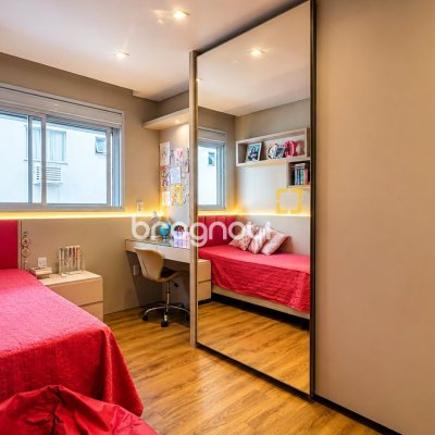 Apartamento com 107m², 3 quartos (sendo 1 suíte), 1 garagem, no bairro Campinas em São José