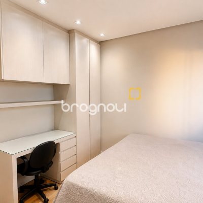 Apartamento com 107m², 3 quartos (sendo 1 suíte), 1 garagem, no bairro Campinas em São José