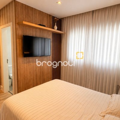 Apartamento com 107m², 3 quartos (sendo 1 suíte), 1 garagem, no bairro Campinas em São José